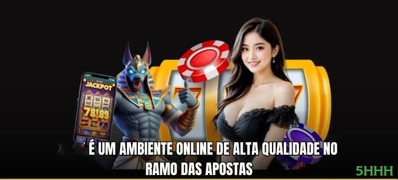 Imagem promocional do cassino online da 5hhh mostrando jogos ao vivo